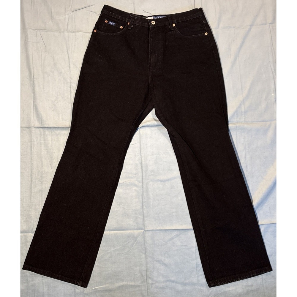 Vintage Express Bleus Black Bootcut Jeans High Waisted Made in USA 13/14 688061